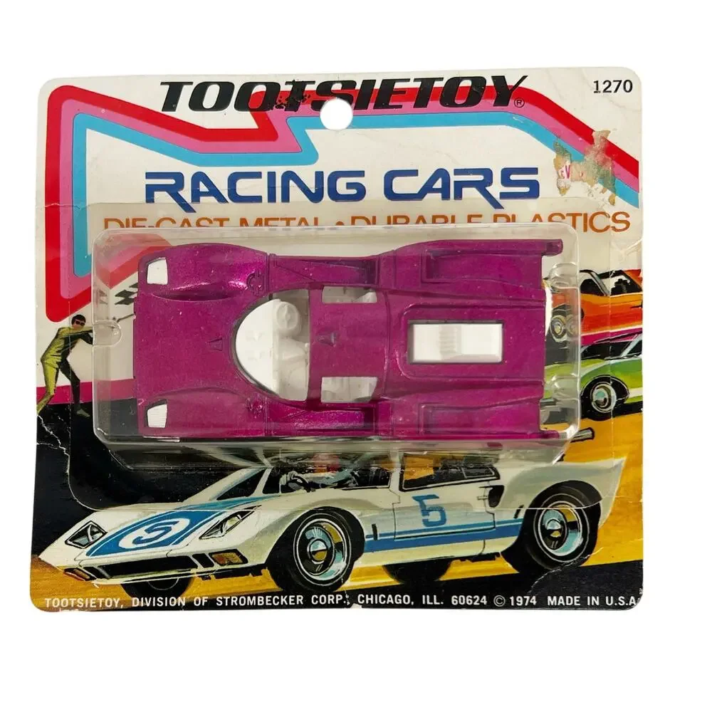 1974 Tootsie Toy Racing Car 1270 Ferrari 70s 1970s vintage